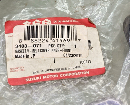 New Genuine Arctic Cat Suzuki 3403-071 Gasket, V-Belt Cover, Inner-Front