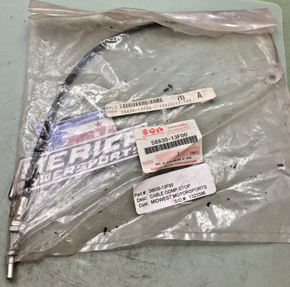 New Genuine Suzuki 58830-13F00 Cable, Stop, Lamp, Switch
