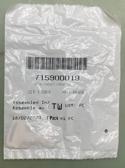 Can-Am 715900019 KEY BLANK New Replaces