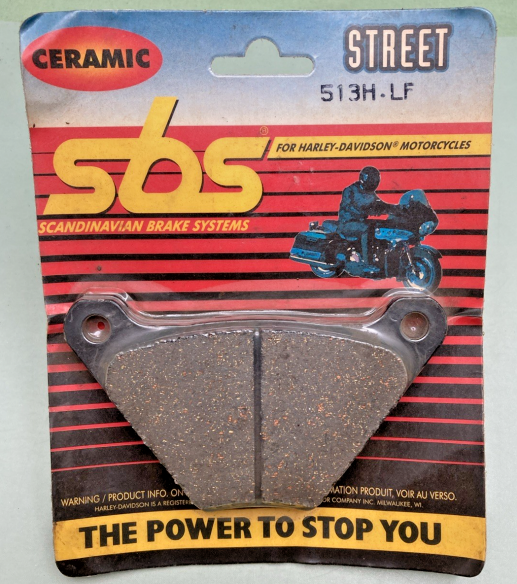 New Genuine SBS 513H-LF Ceramic Brake System, For Harley Davidson