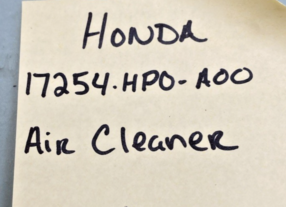 Replaces Honda 17254-HP0-A00 Air Cleaner