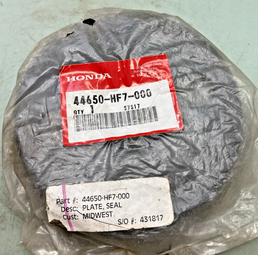 New Genuine Honda 44650-HF7-000 Plate, Seal
