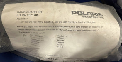 Polaris 2871780 Hand Guard Kit New Genuine
