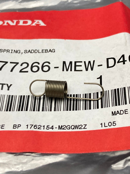 New Genuine Honda 77266-MEW-D40 Spring, Saddlebag, Catch