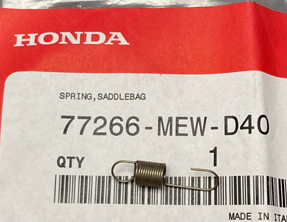 New Genuine Honda 77266-MEW-D40 Spring, Saddlebag, Catch