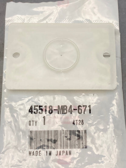 New Genuine Honda 45518-MB4-671 Plate, Diaphragm