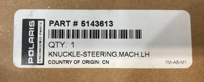 Polaris 5143613 Knuckle-Steering, Mach, LH New Genuine