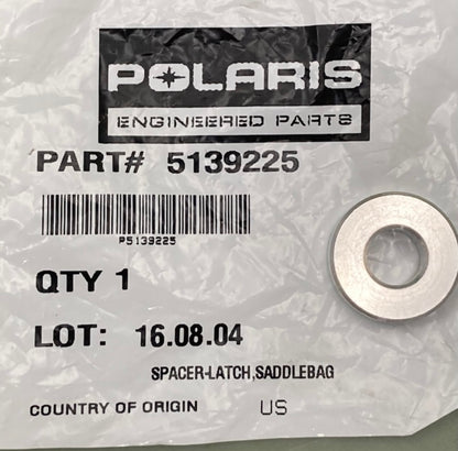 Polaris 5139225 Spacer-Latch, Saddlebag New Genuine