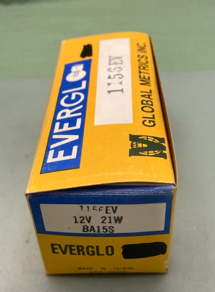 6 PK New Genuine Everglo BA15S Bulb 1156EV 12V/21W