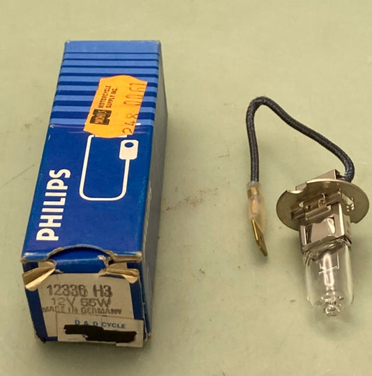 New Genuine Philips 12336 H3 Halogen Bulb 12V/55W