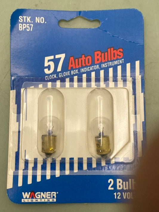 2 PK New Genuine Wagner Lighting BP57 Bulb 12V