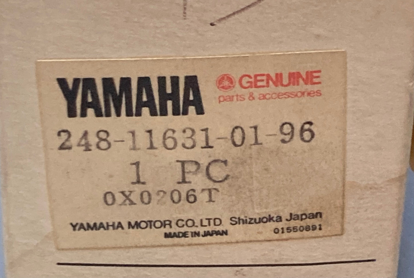 New Genuine Yamaha 248-11631-01-96 Piston Std