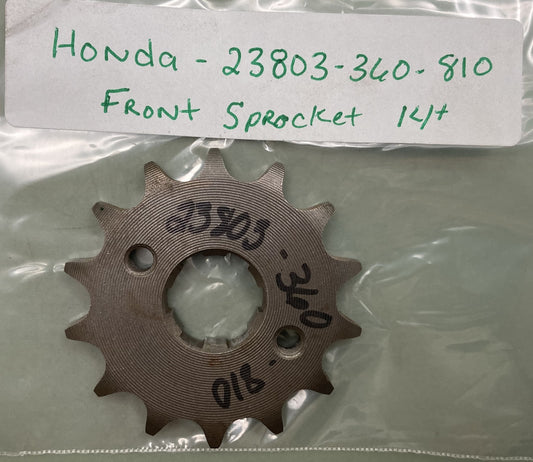 New Replaces Honda 23803-360-810 Front Sprocket 14t