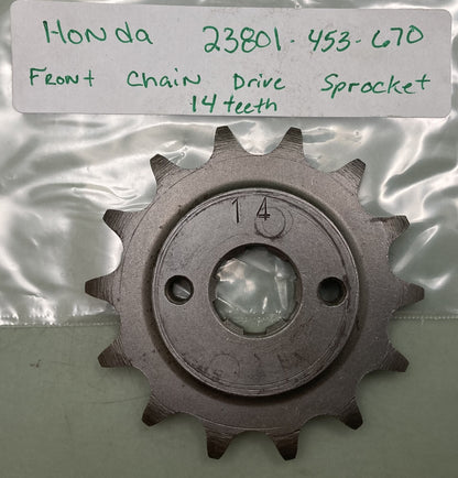 New Replaces Honda 23801-453-670 Front chain drive Sprocket 14T
