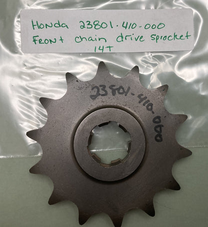 New Replaces Honda 23801-410-000 Front chain drive Sprocket 14T