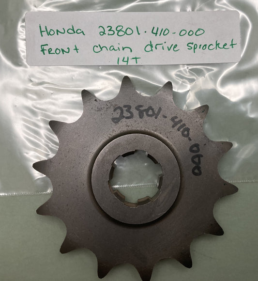 New Replaces Honda 23801-410-000 Front chain drive Sprocket 14T
