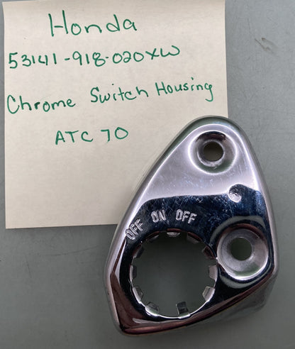 New Replaces Honda 53141-918-020XW Chrome Throttle Lever Cover