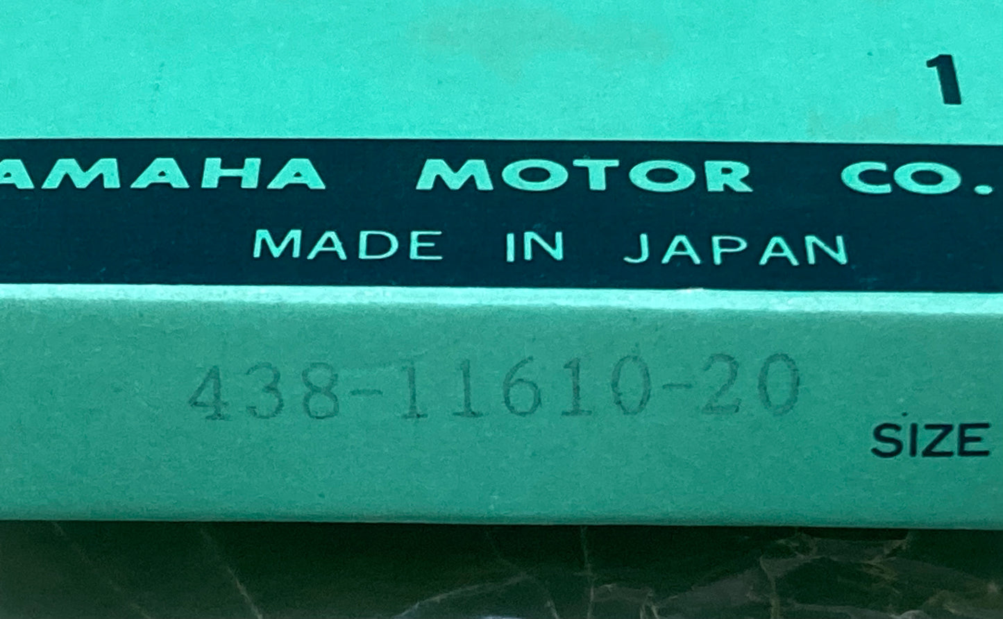 New Genuine Yamaha 438-11610-20 Piston Ring set 2nd