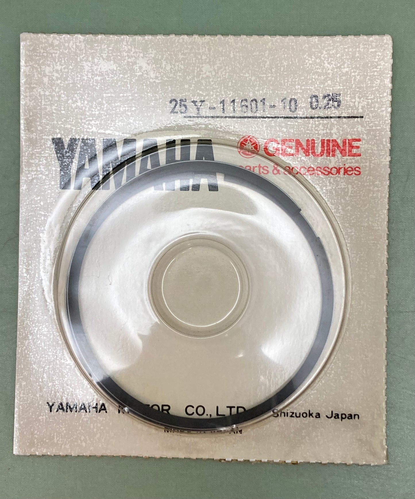 New Genuine Yamaha 25Y-11601-10 Piston Ring set 1st