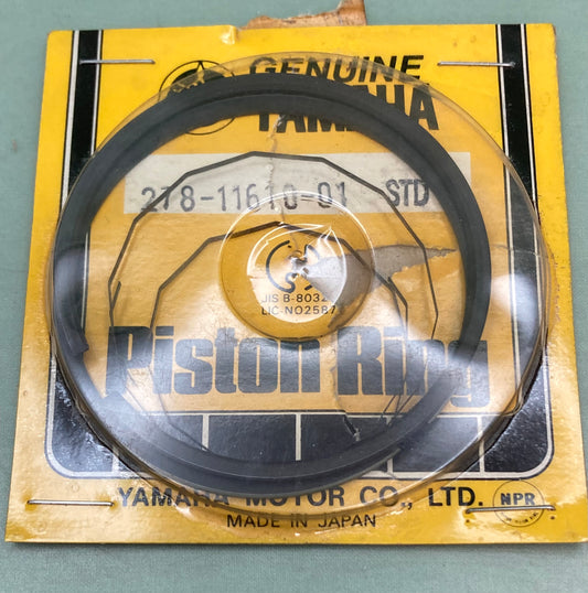 New Genuine Yamaha 278-11610-01 Piston Ring set Std