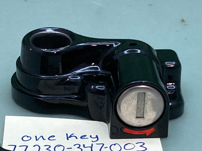 New Replaces Honda 77230-347-003 LOCK ASSY.,SEAT NO KEY