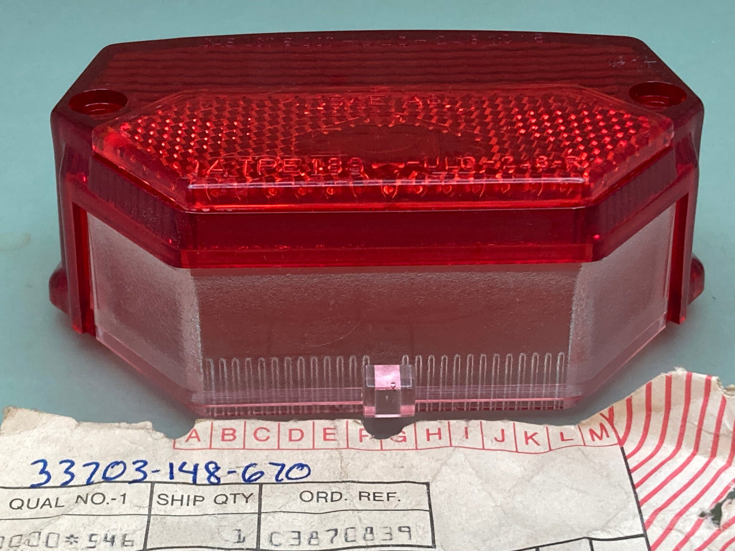 New Genuine Honda 33703-148-670 Lens, Taillight