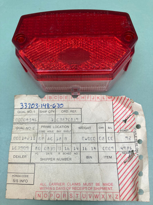New Genuine Honda 33703-148-670 Lens, Taillight