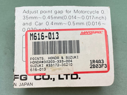 New Genuine Daiichi 616-013 Points Honda 30203-333-004 Suzuki 33172-36210