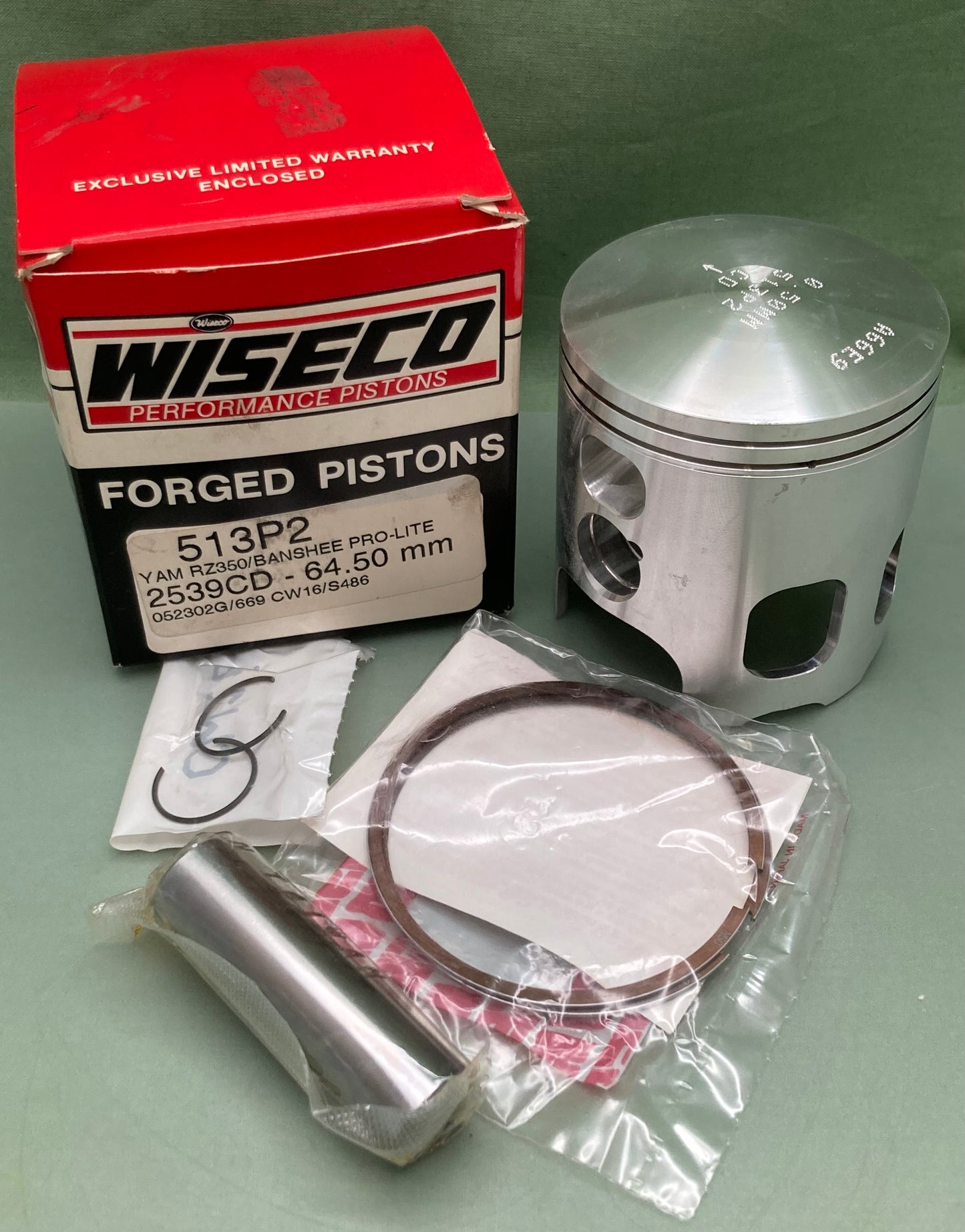 New Genuine Wiseco 513P2 Forged Piston Kit