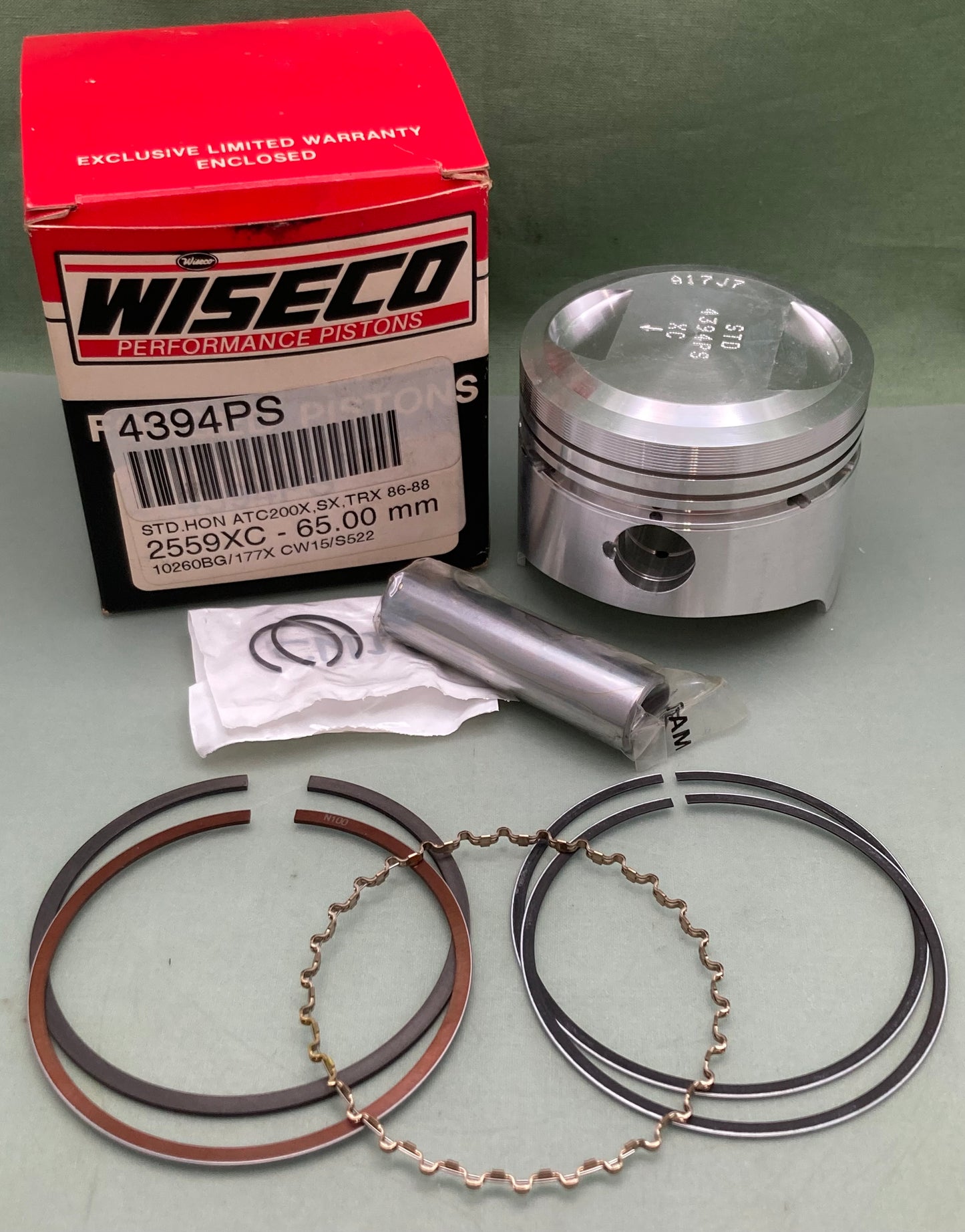 New Genuine Wiseco 4394PS Forged Piston Kit