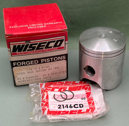 New Genuine Wiseco 491P2 Forged Piston Kit