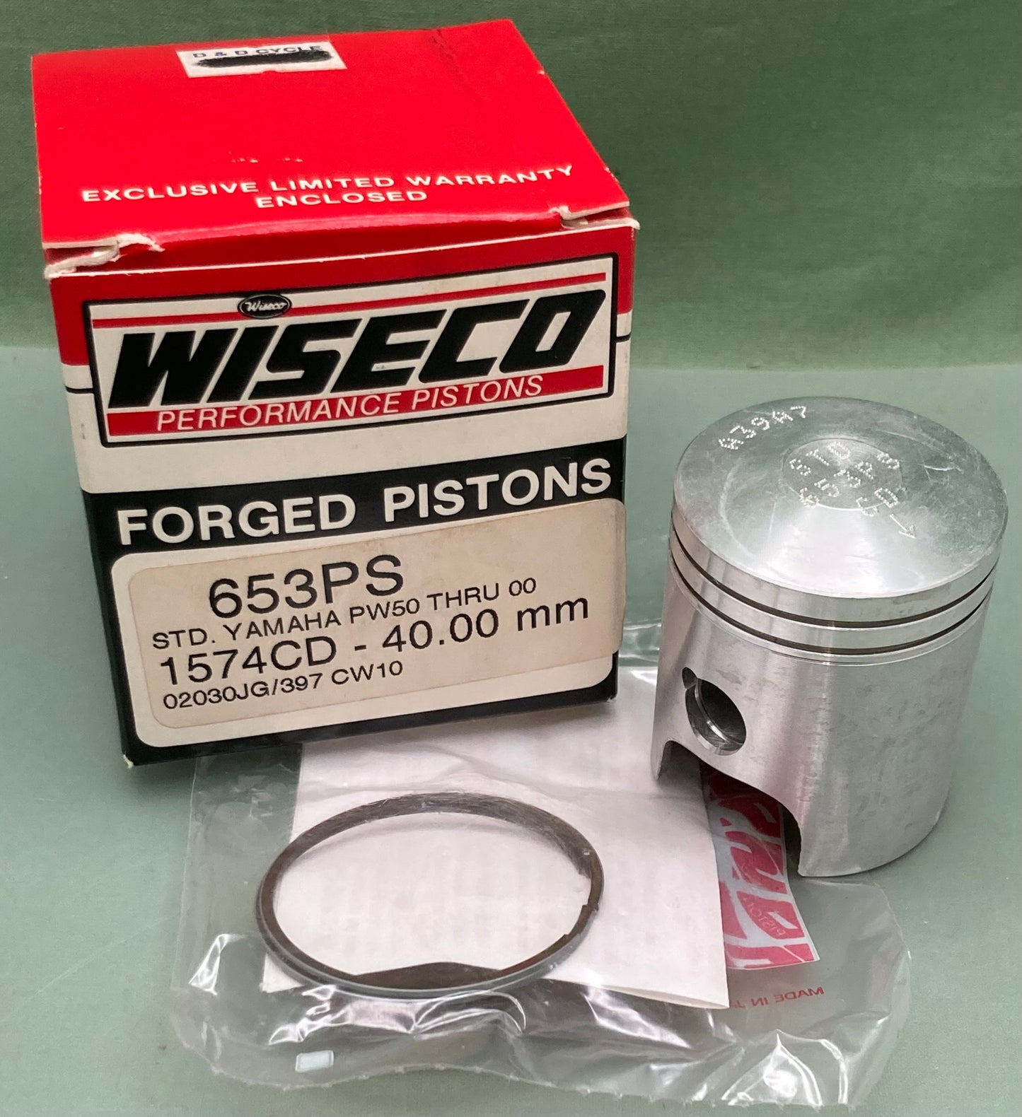 New Genuine Wiseco 653PS Forged Piston Kit