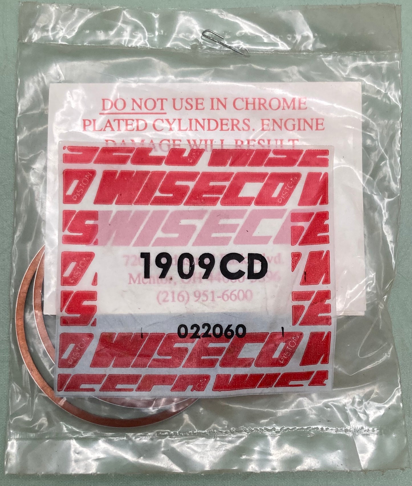 New Genuine Wiseco 1909CD Ring Set