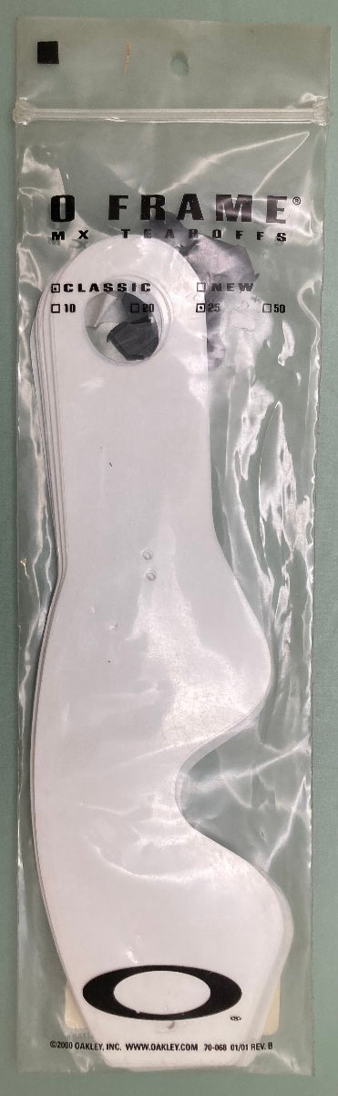 25 PK New Genuine Oakley 01-109 Tear-off mask (Mud)