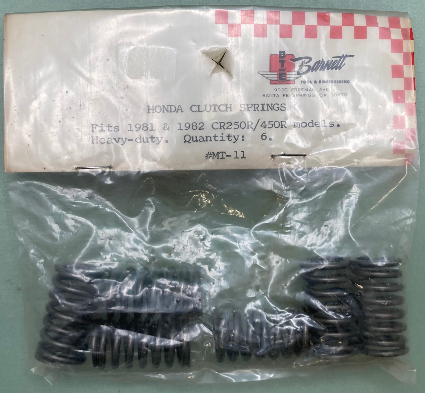 6 PK New Genuine Barnett MT-11 Heavy Duty Clutch Springs