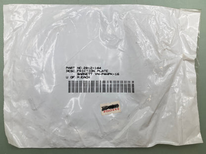 New Genuine Barnett 2012-104 Clutch Friction Plate