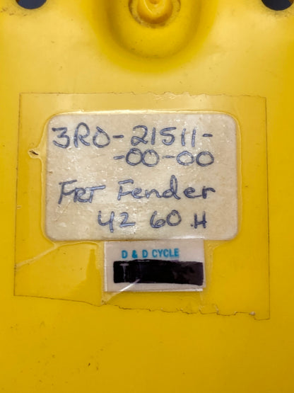 New Replaces Yamaha 3R0-21511-00-00 Front Fender Yellow