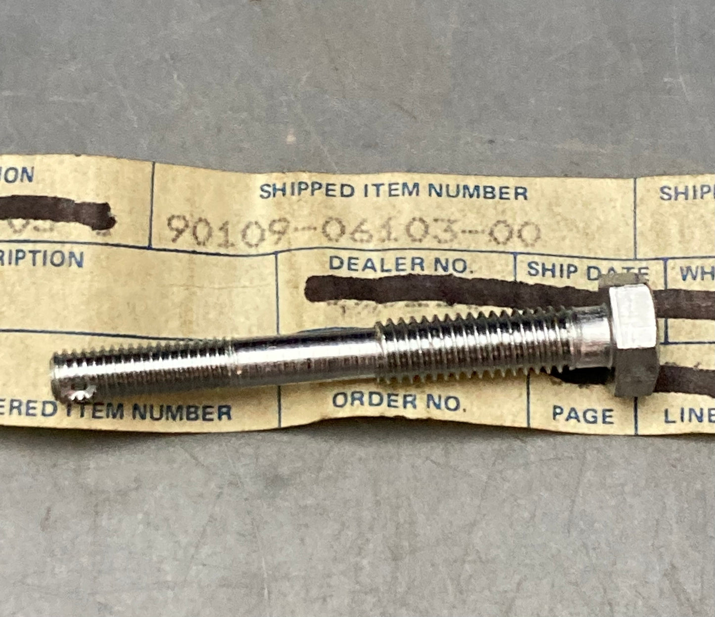 New Replaces Yamaha 90109-06103-00 Bolt
