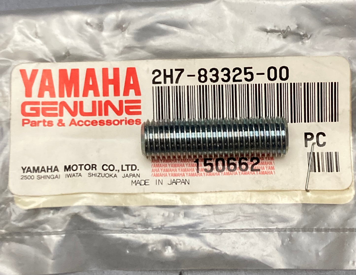 New Genuine Yamaha 2H7-83325-00 Flasher Stay Fitting Bolt