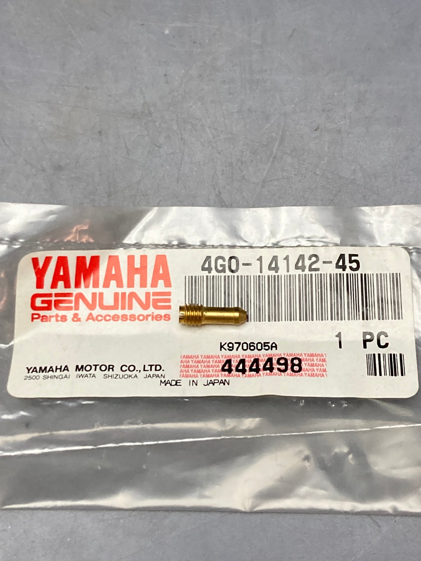 New Genuine Yamaha 4G0-14142-45 Pilot Jet #45