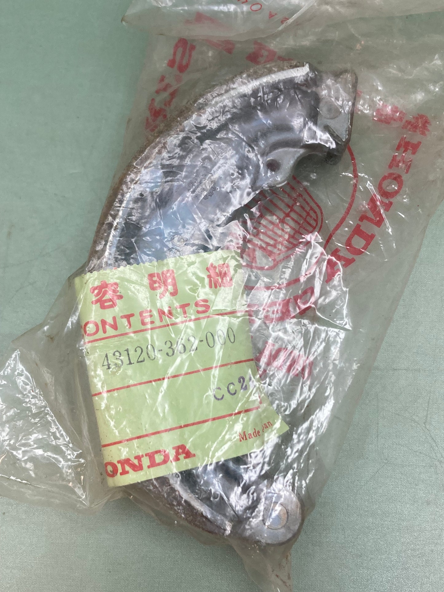 New Genuine Honda 43120-362-000 Shoe, Brake