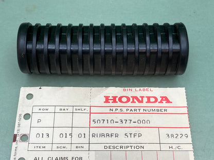 New Genuine Honda 50710-377-000 Rub, Pillion, Foot peg