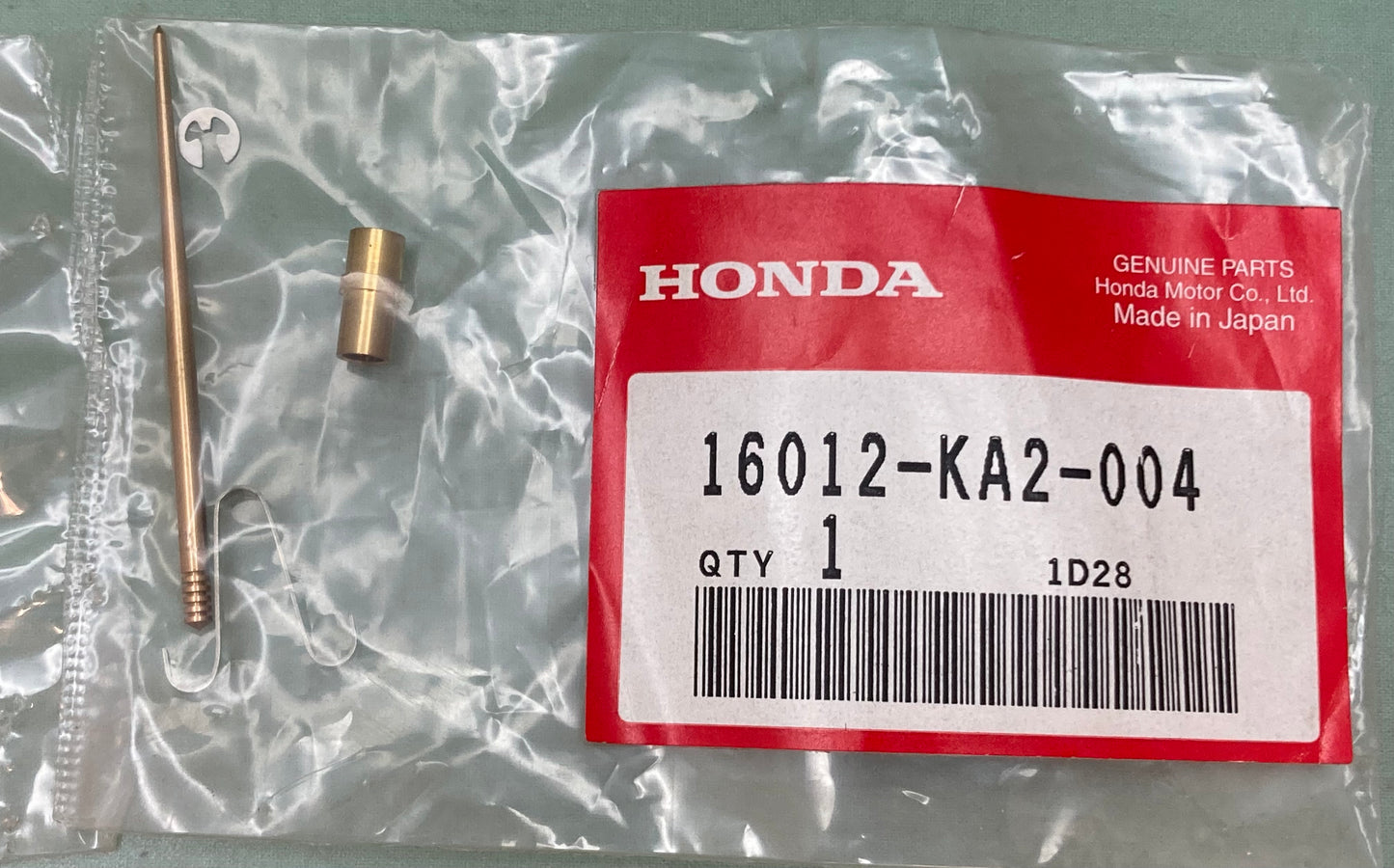 New Genuine Honda 16012-KA2-004 NEEDLE SET,JET