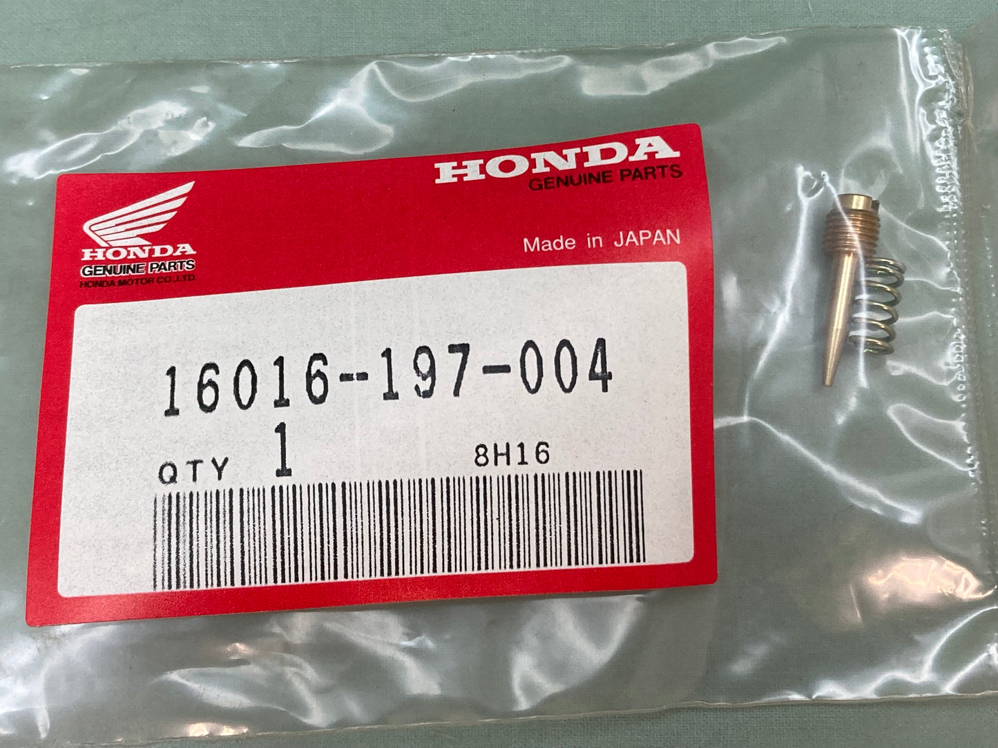 New Genuine Honda 16016-197-004 Screw Set 16016-GK8-871