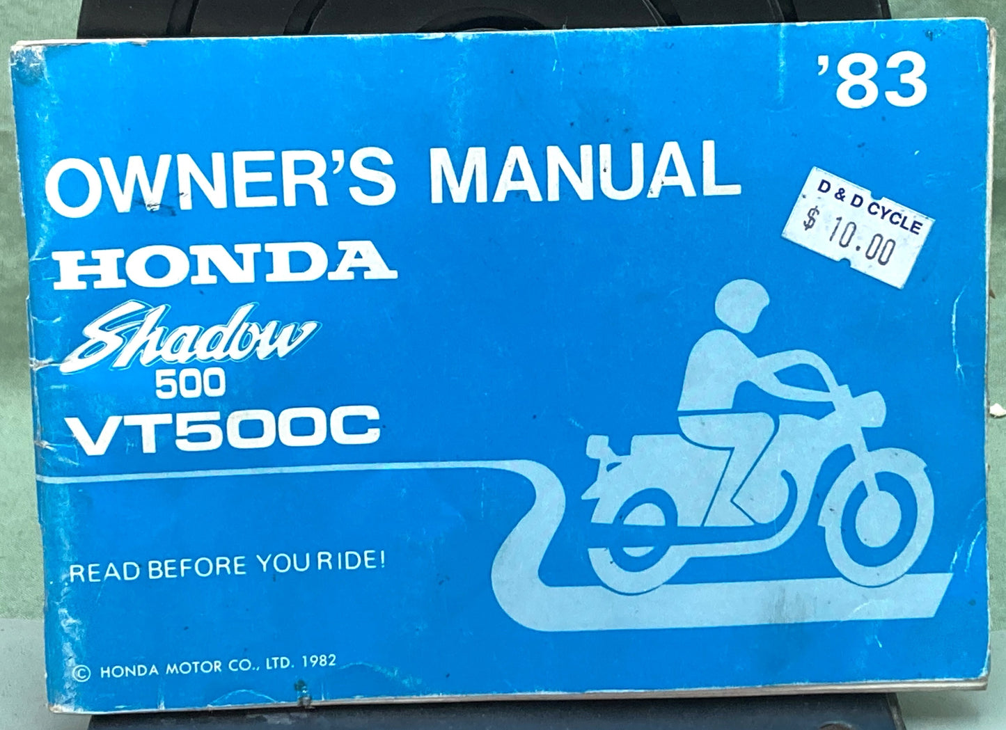 Genuine Honda 31MF5600 Shadow 500 VT500C Owner's Manual 1983