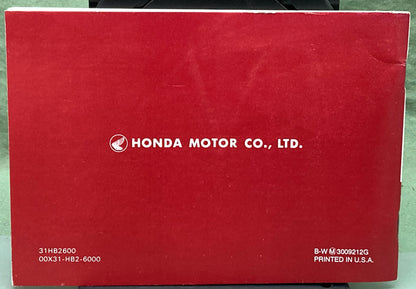 Genuine Honda 31HB2600 Fourtrax70 Owner's Manual 1986