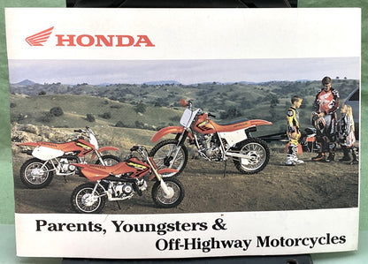 Genuine Honda 51OFF700 Parents, Youngsters and Off-Highway Motorcycles 2001