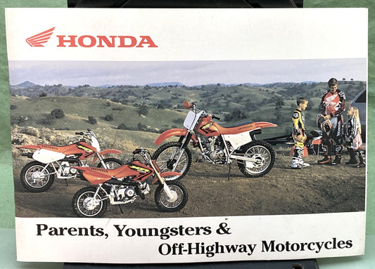 Genuine Honda 51OFF700 Parents, Youngsters and Off-Highway Motorcycles 2001