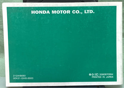 Genuine Honda 31GW8690 Z50R Owner's Manual 1998