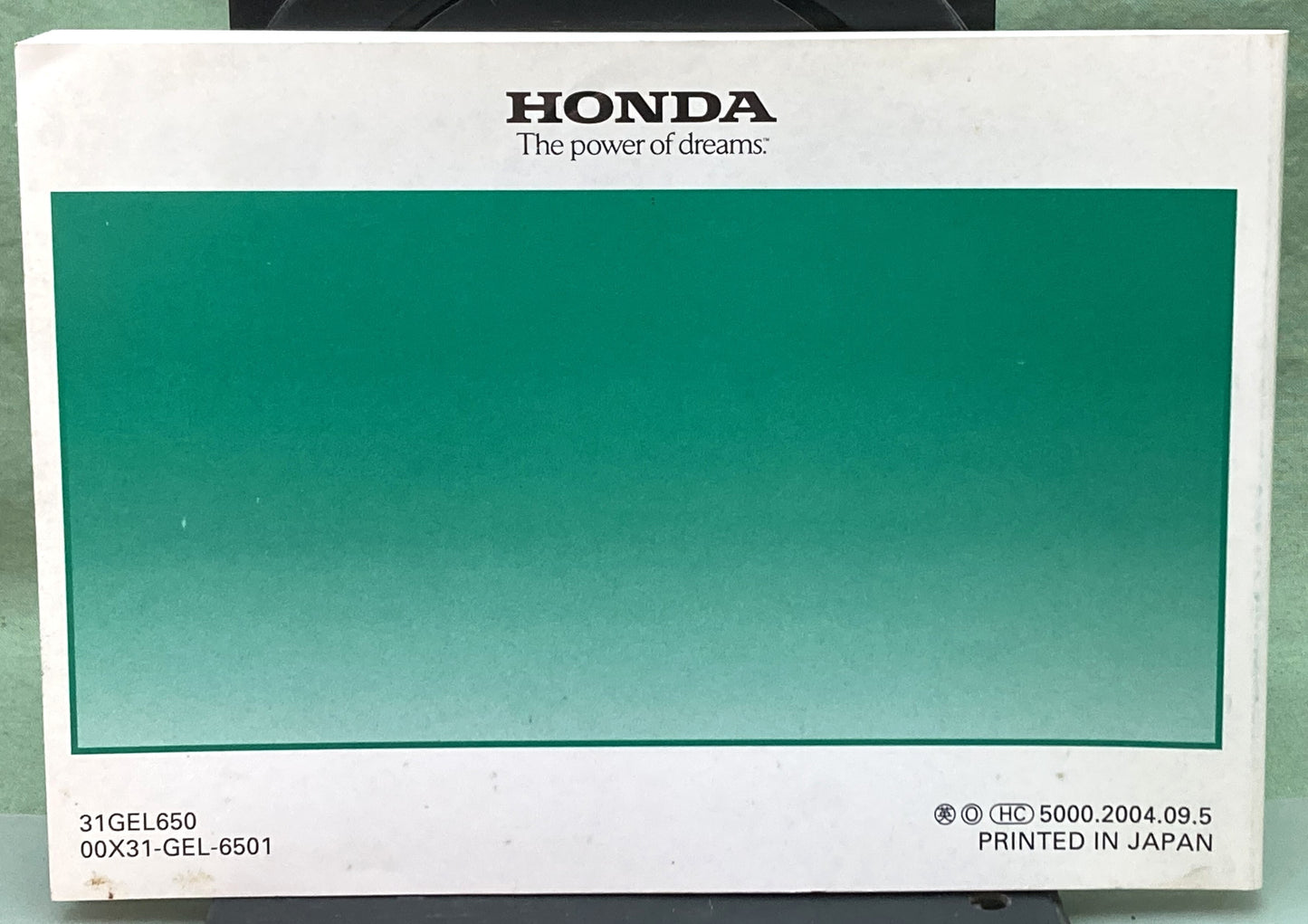 Genuine Honda 31GEL650 CRF50F Owner's Manual 2005
